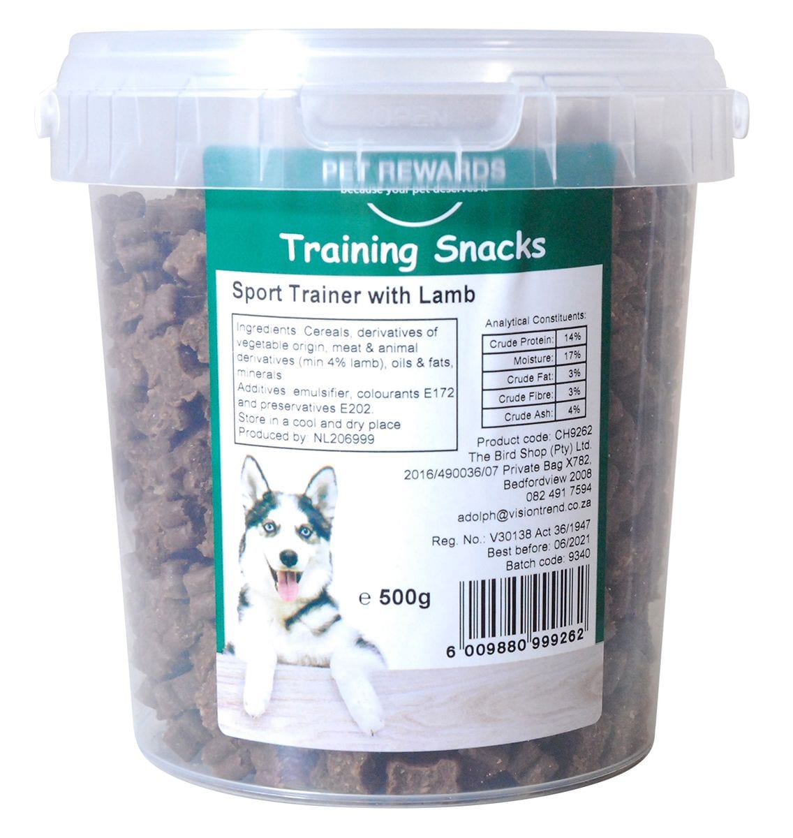Montego Lamb Training Dog Treats 500g